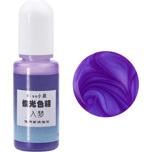 24 Color Fruit Polarized Color Epoxy Resin Pigment Mermaid Pearlescent Resin Pigment Liquid Colorant Resin Dyestuff Resin Crafts