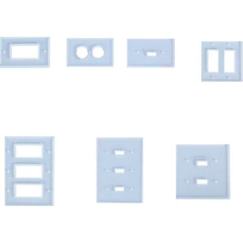 7 Styles USB Socket Panel Light Switch Cover Silicone Mould DIY Crafts Casting Tool Crystal Epoxy Resin Mold