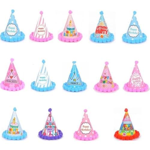 Children Hair Decorate First Birthday Party Hats Baby Hair Band Shoot Prop Princess Crown Girl Hat Baby Girl Cake Smash