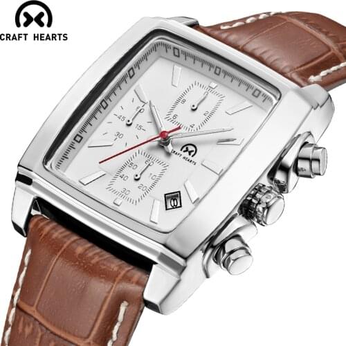 Мужские часы с кожаным ремешком DFOTIM China At AliExpress