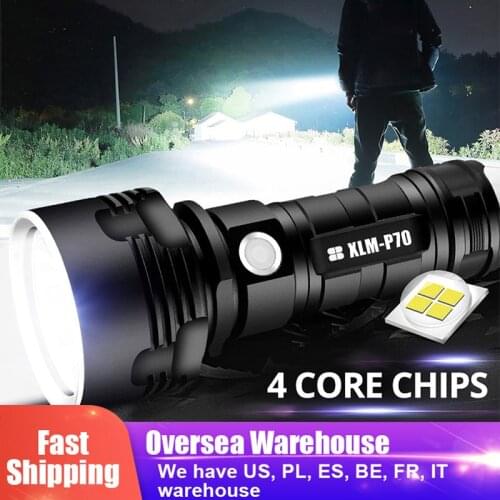 Ultra Powerful Filed Flashlight L2 XHP50 Tactical Torch USB Rechargeable Linterna Waterproof Lamp Ultra Bright Lantern Camping