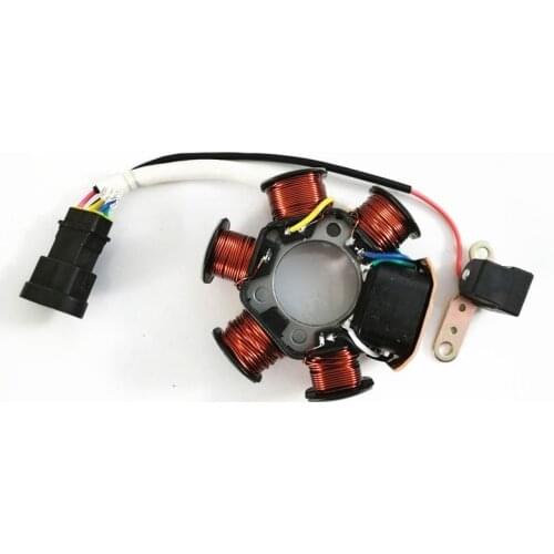 Motorcycle Startor Plate Scooter Coil For PIAGGIO VESPA 50LX PIAGGIO50 50cc 2T Engine Generator Stator Coil winding engine