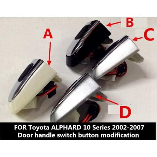 Door handle switch button FOR Toyota ALPHARD 10 Series 2002-2007 ALPHARD automatic door controller switch accessories