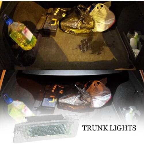 6500K White Led Trunk Luggage Compartment Interior Light Bulbs For VW Passat B6 B7 B8 Sedan Wagon Variant 2006-2019