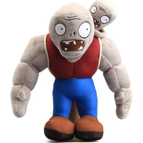 Fashion Zombie Plush Toy 2pieces Giant Little Zombie Game Doll Catch Machine Doll Birthday Gift Toy 32cm