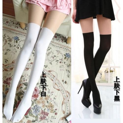 Fashion Womens Tight Beauty Cute Bas Sexy Stocking Tease Panty hose Womens Knee High Candy Pantyhose Girl Stockings