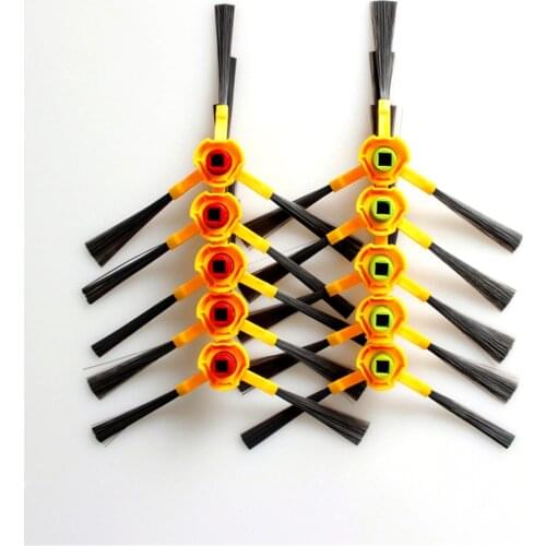10pcs Robot Vacuum Cleaner Side Brushes Kit for Ecovacs DEEBOT N78 M85 M88 M80 Pro M81 R95 SLIM2 D36A DA611 Robotic Clean Parts
