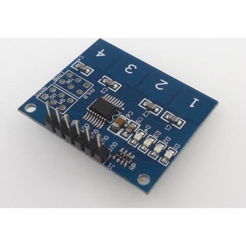 NEW 4Channel Digital Touch Sensor Capacitive Switch Module Button For Arduino TTP224