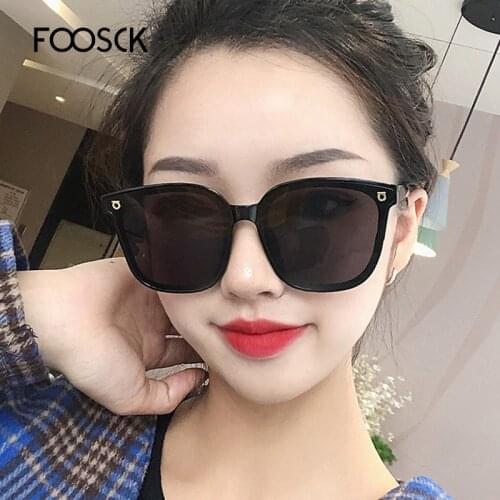 FOOSK 2021 Fashion Women Sunglasses Retro Square Sun Glasses Female Vintage Lady Eyewear Brand Designer Driving Sunglass UV400