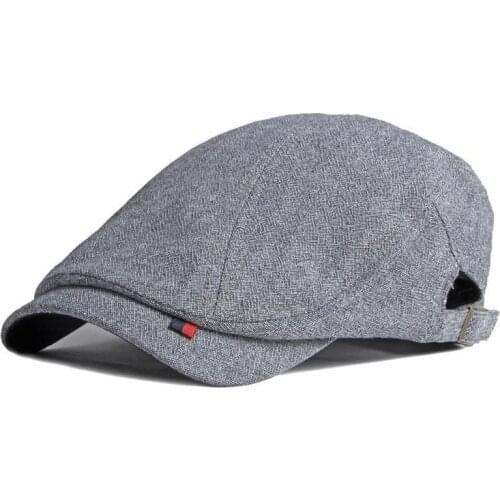 2021 Cotton Spring Summer fashion solid color Newsboy Caps Flat Peaked Cap Men and Women Painter Beret Hats 99