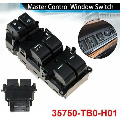35750-TB0-H01 Electric Power Master Control Window Switch for 08-12 Honda Accord M8617