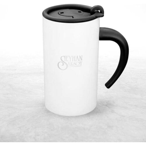 Personalized White Thermos Mug Cup (Model 3508)