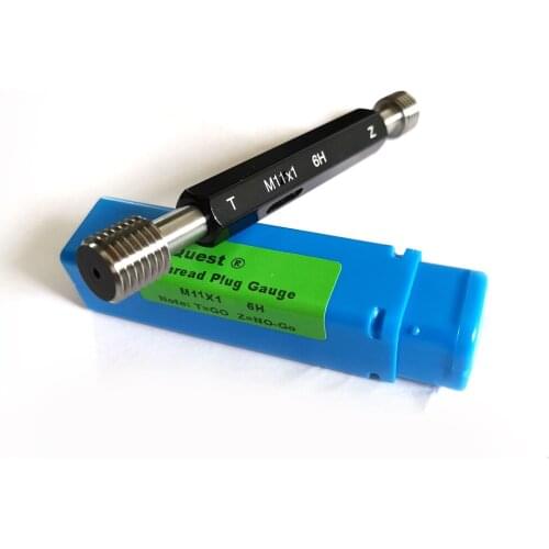 Right hand 6h Metric thread Plug gauge gauges M11 M11X1.5 M11X1.25 M11X1 Fine Thread plug gage M11X0.75 M11X0.5 T Z go nogo