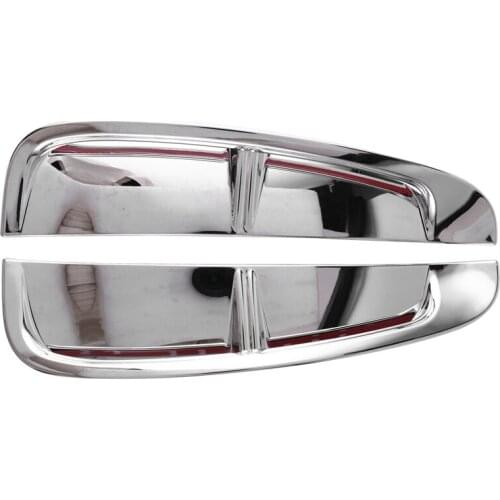 Silver Color Car Side Fender Body Air Vent Intake Outlet Grille Decor Trim Cover Trim For-Porsche Panamera 2017-2020