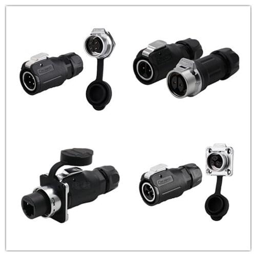 LED Screen Aviation Air Plug Socket Waterproof LP16 Electrical Wire Connector Connector