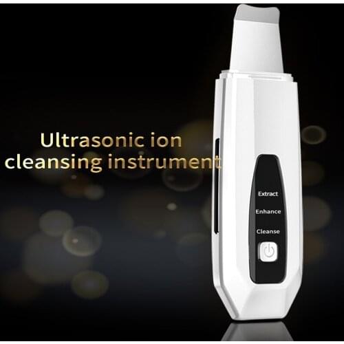 Ultrasonic Skin Scrubber Deep Face Cleaning Machine Peeling Shovel Facial Pore Cleaner Face Skin Scrubber Lift Machine
