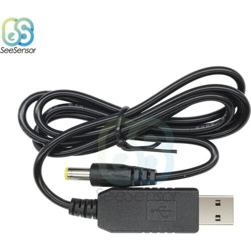 USB Power Boost Line DC 5V to DC 9V / 12V Step UP Module Connector USB Converter Adapter Cable 2.1x5.5mm Plug
