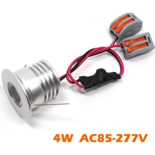 24pcs 4W COB LED Ceiling Spot Light AC220V / 110V Hallway Corridor Showroom Cabinet Decoration Recessed COB LED Downlights