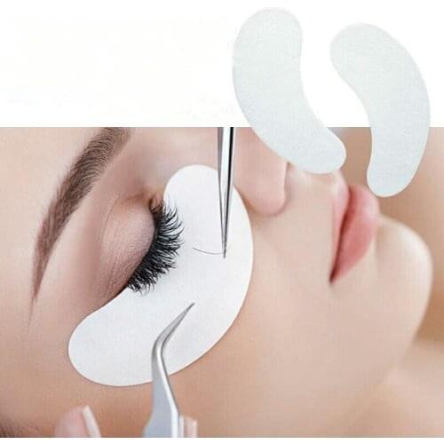 Eyelash Extension Patch Under Gel Eyelash Pads Eye Tips Sticker Wraps Lint Free Patches Eyes Masks Make Up Tools 10/20/50 Pairs