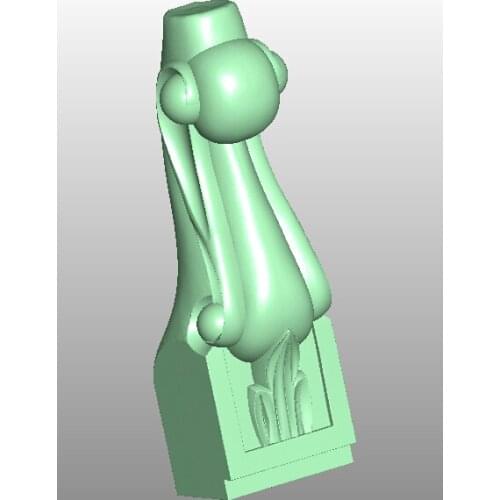 3D model STL format file for cnc router engraving furniture sofa cabinet chair leg pattern Artcam 713