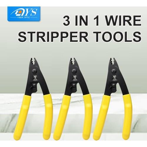 5pcs Fiber Optic Cable Stripper Optical Stripping Cable Wire FTTH Optical Pliers Stripping Tools