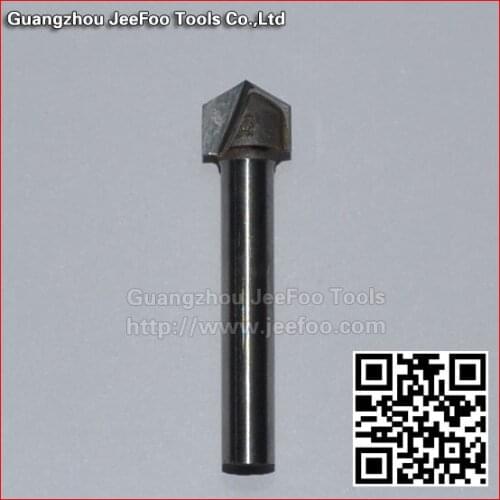 6*10*120degree Wholesale V Groove cnc router bits, Sharp milling cutter tools for 3D wood carving chamfering