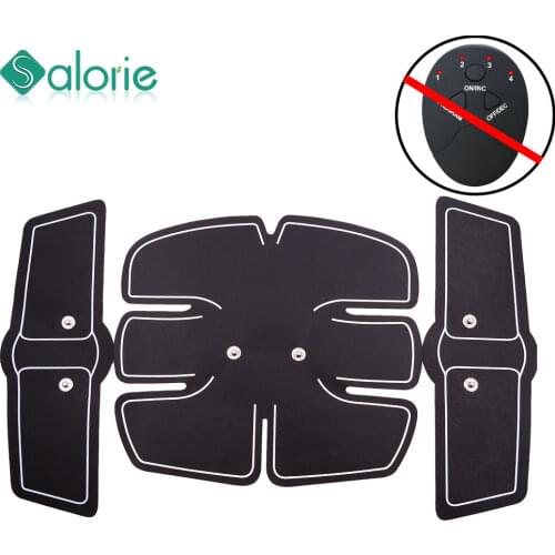 Wireless Muscle Stimulator EMS ABS Stimulation Massager pad Body Slimming Trainer Machine Abd Exerciser without Button device