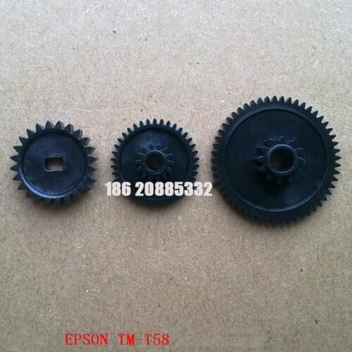 Brand Eppsson Tm-t58 Print Head Gears 58mm Thermal Printer Rubber Roller Gear 3pcs