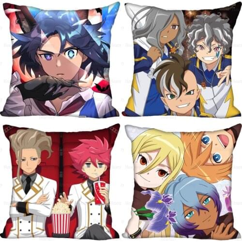 Inazuma Eleven Orion no Kokuin Pillow Case For Home Decorative Pillows Cover Invisible Zippered Throw PillowCases 45X45cm 0512