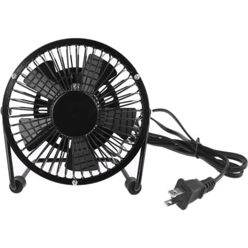 US EU UK Plug AC 110V 220V Electric Fans Table Metal Fan Small Desktop Fan Suitable for Home and Office Personal Fan