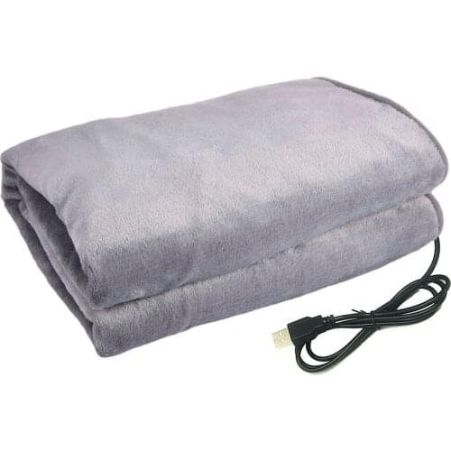 Electric USB Heating Blanket Versatile Warm Shoulder Neck Mobile Heating Shawl Throw Blanket For Car Office Home
