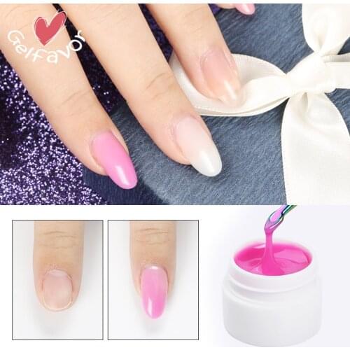 Gelfavor Gel For Nails Extension Builder Gel Manicure Set Primer Base Top Semi permanent UV Nail Gel Polish Poly Nail Gel