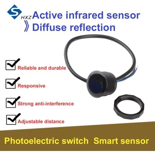 Intelligent Active Infrared Sensor Switch Photoelectric Human Distance Measurement Motion Sensor Sense Switch