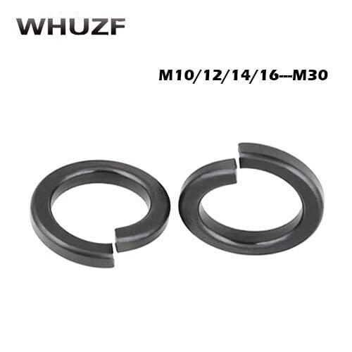 M10 M12 M14 M16 M18 -M30 8.8 grade Black Carbon Steel Spring Washer Split Locking Washers Spring Gasket Screw Gasket
