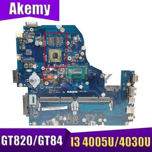 For ACER E1-572 V3-572G E5-531 E5-571G laptop motherboard LA-B162P LA-B991P CPU I3 4005U/4030U GPU GT820/GT84 test OK Mainboard