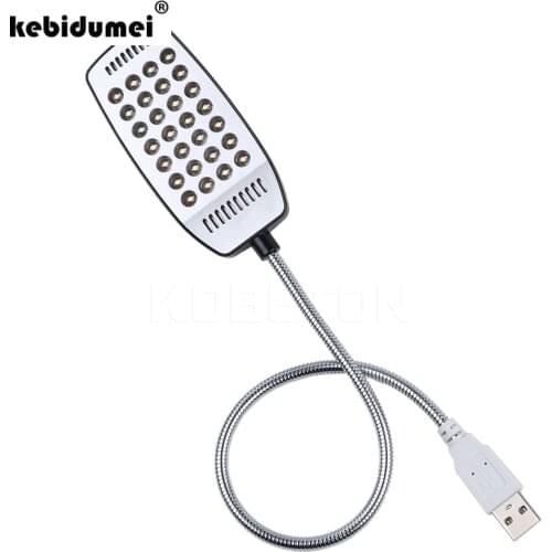 Cute 4 Colors Flexible Bright Mini 28 LED USB Light Computer Lamp Reading Lamp For Notebook Computer PC for students worker