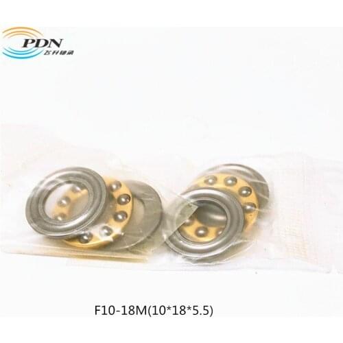 Miniature bearing Plane thrust ball bearing F10-18M 10PCS Iron and copper cage bearing size10*18*5.5mm