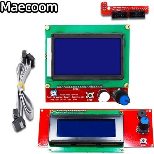 LCD12864 Control Panel Lcd 2004 display screen for 3D Printer circuit board Smart Controller RAMPS1.4+Switch Board+LCD Cable