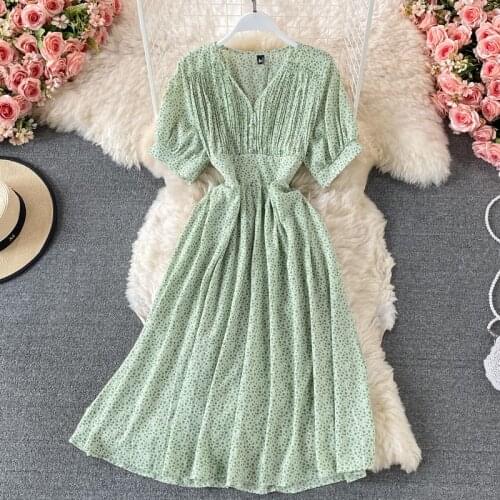 Poberlagals Summer Chiffon Dresses