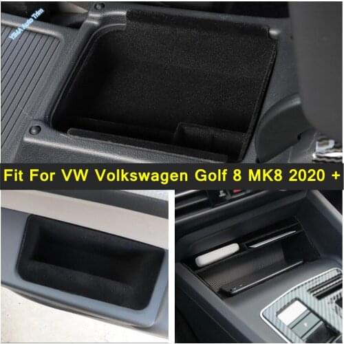 Armrest Box / Front Door Handle / Central Control Secondary Storage Pallet Tray Container For VW Volkswagen Golf 8 MK8 2020 2021
