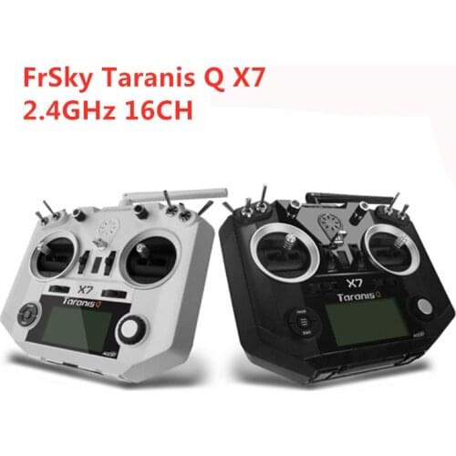 FrSky ACCST Taranis Q X7 2.4G 16CH Mode 2 Transmitter Remote Controller White Black International Version