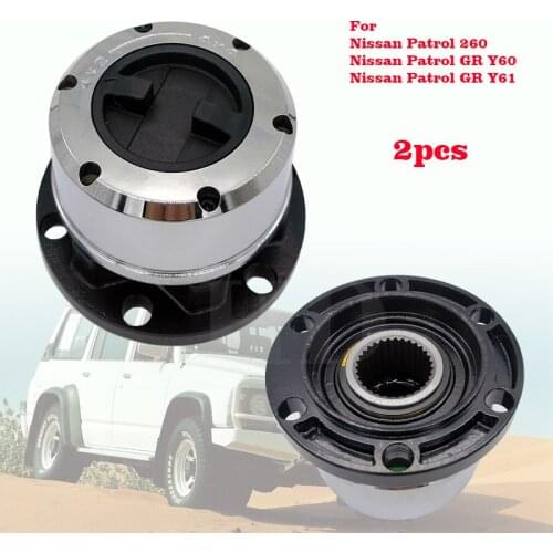 2 pieces Free Wheel Locking Hubs for NISSAN Patrol 260 GR Y60 GR Y61 TATA Sumo All, for FORD Maverick B021 AVM445