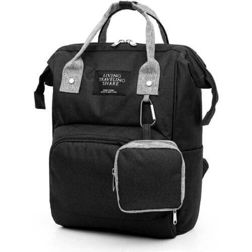 Cross border mummy bag large capacity leisure mother fashion backpack multi function travel mother baby bag