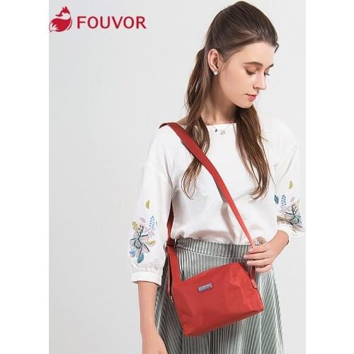 Fouvor 2019 Fashion Nylon Small Flap Messenger Bag Oxford Casual Soild Canvas Shoulder Bags 2895-07