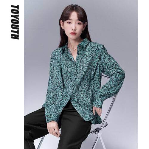 Блузки с принтом Toyouth China At AliExpress