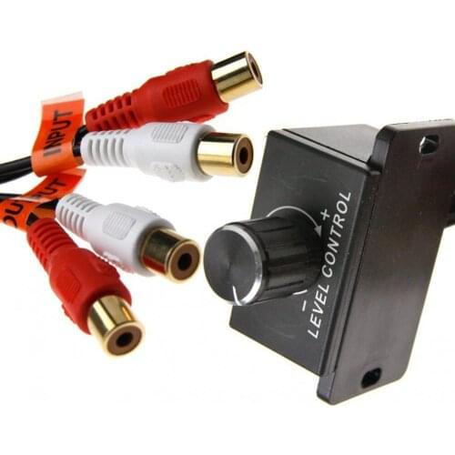 Top Quality Universal Car Audio Amplifier Bass RCA Level Remote Volume Control Knob LC-1 Wholesale Quick delivery Dropshipping