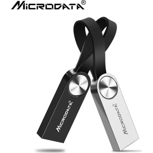 Wholesale metal usb flash drive 64GB 32GB 16GB flash drive portable Slim memory stick Pendrive Storage flash disk