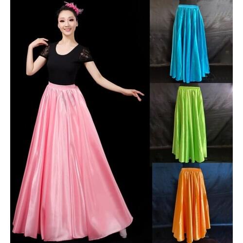 Spanish Flamenco Skirts Women Gypsy Clothes Belly Dancewear Long Skirt Stage Performance Costume Festival Bullfight Dress DL6104