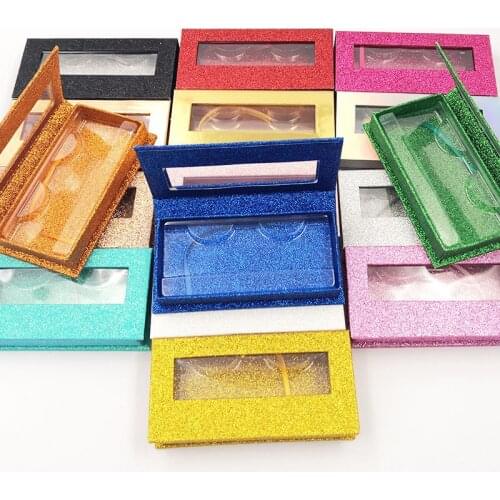 NEW 10/20/40pcs wholesale square false eyelash packaging box fake 3d mink eyelashes boxes faux cils magnetic case lashes empty