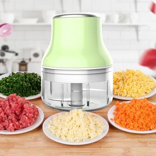 250ml Multi-functional Garlic Grater Electric Food Vegetable Chopper Grinder Crusher Nut Meat Fruit Onion Processor